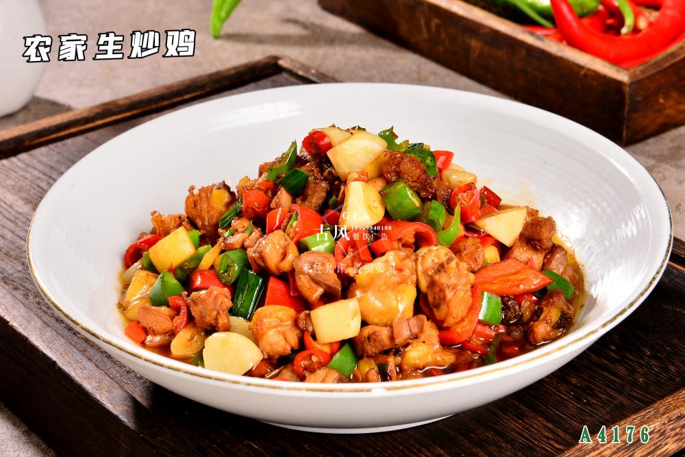 A4176農(nóng)家(jiā)生(shēng)炒雞