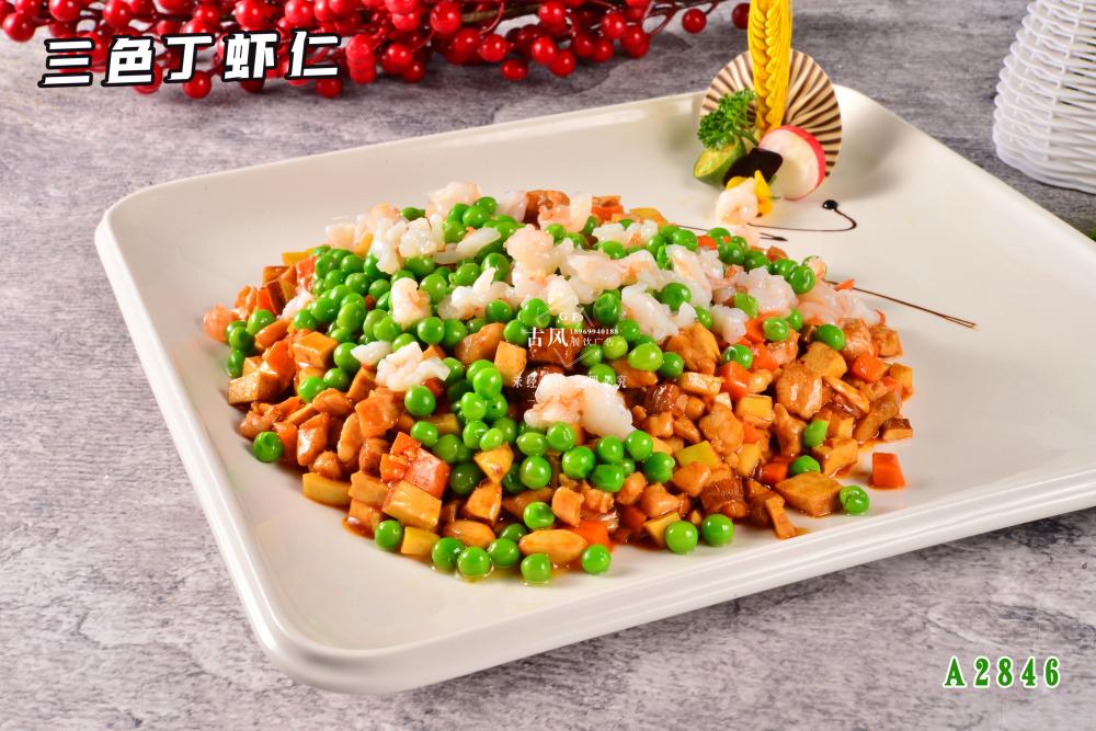 A2846三色丁蝦仁