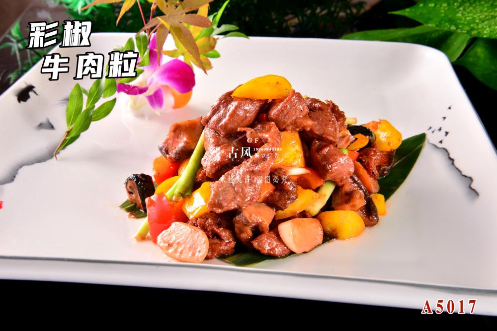 A5017彩椒牛肉粒