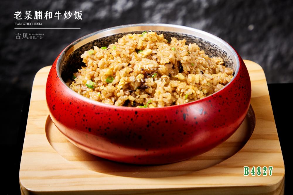 B4827老(lǎo)菜脯和(hé)牛炒飯