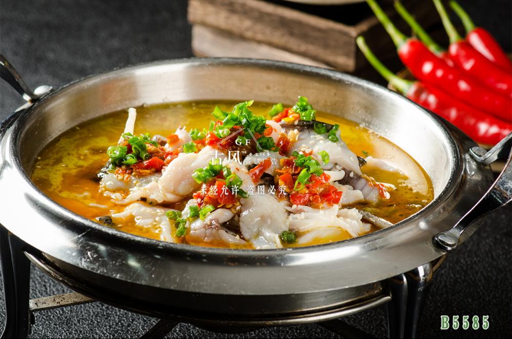 B5585金(jīn)湯酸菜魚 酸湯魚片 金(jīn)湯魚片