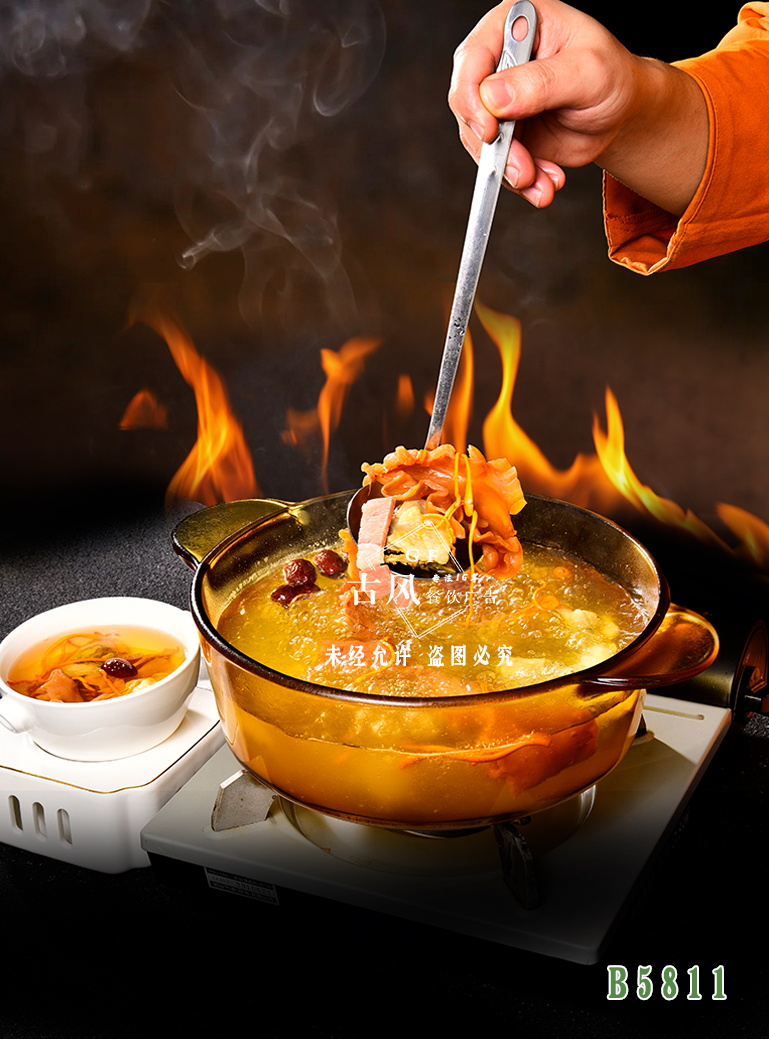 B5811特色養生(shēng)花(huā)膠雞