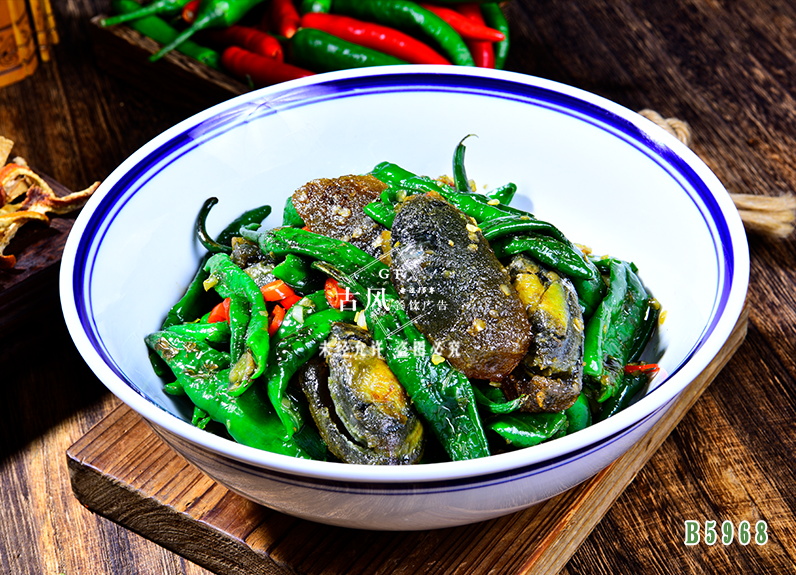 B5968辣椒炒皮蛋
