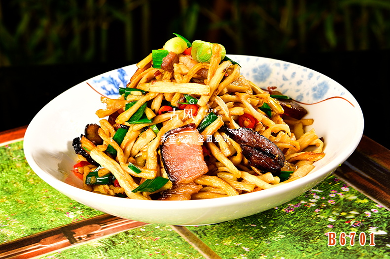 B6701蘿蔔幹炒臘肉