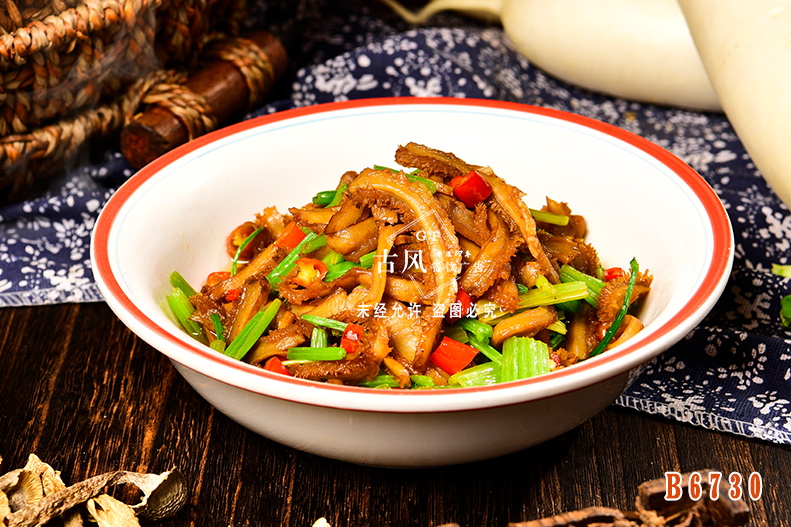 B6730芹菜炒牛肚