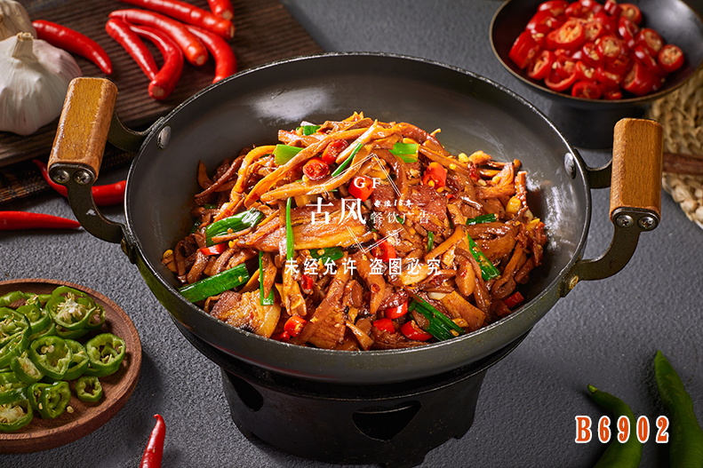 B6902煙(yān)筍炒臘肉