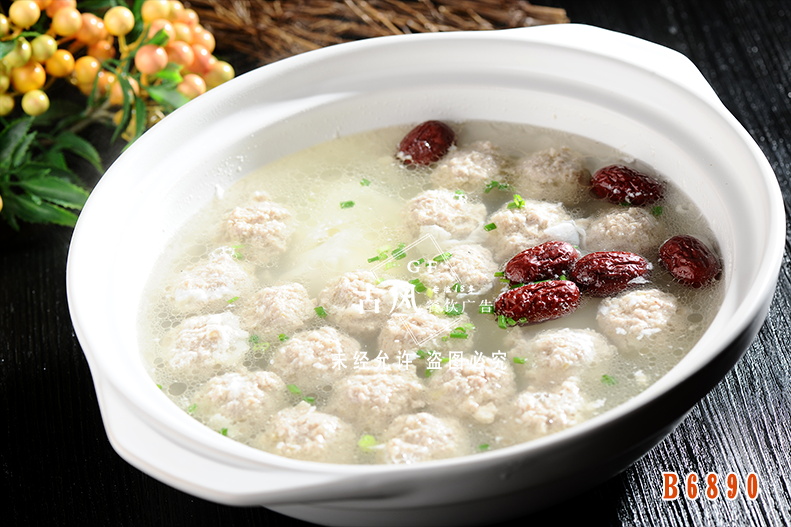 B6890鴨蛋肉丸湯