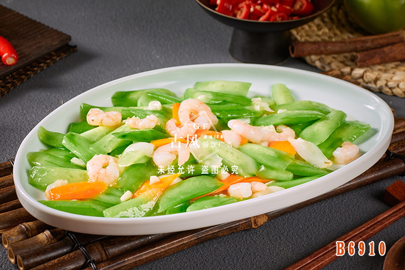 B6910青瓜百合蝦仁
